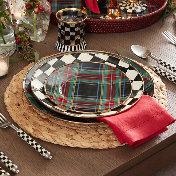 Tartan Black Charger image number 1