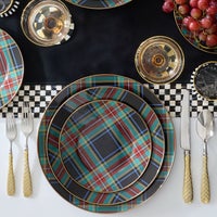 Tartan Black Charger