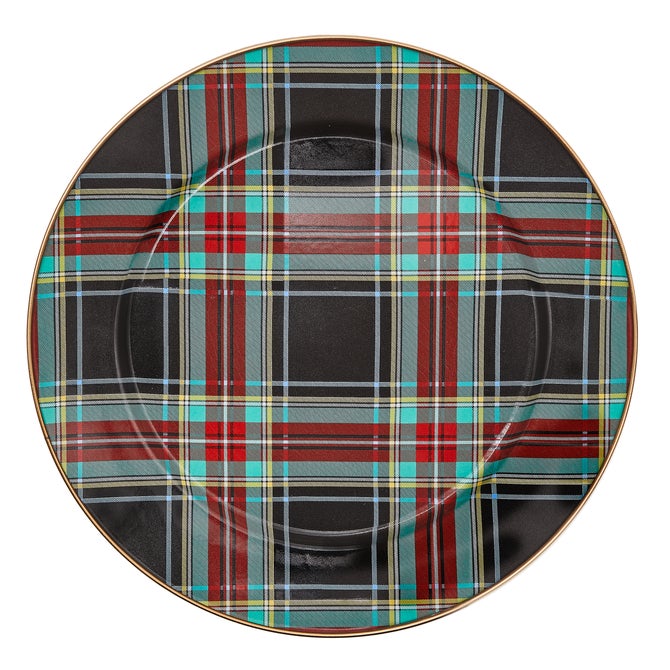 Tartan Black Charger image number 0
