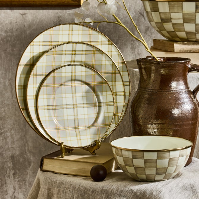Tartan Latte Charger/Plate image number 6