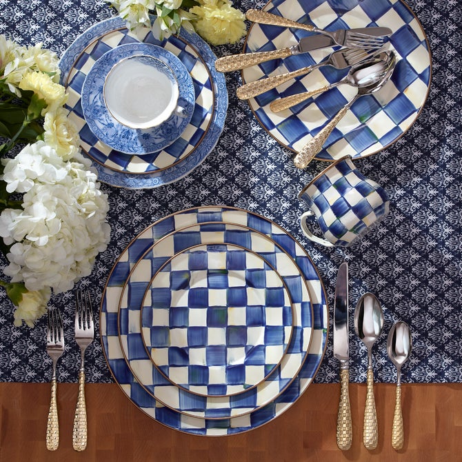 Royal Check Enamel Dinnerware image number 1
