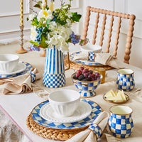 Royal Check Enamel Dinnerware
