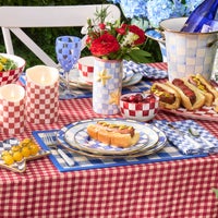 Royal Check Enamel Dinnerware