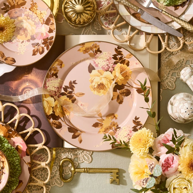 Wild Rose Mauve Charger/Plate image number 1