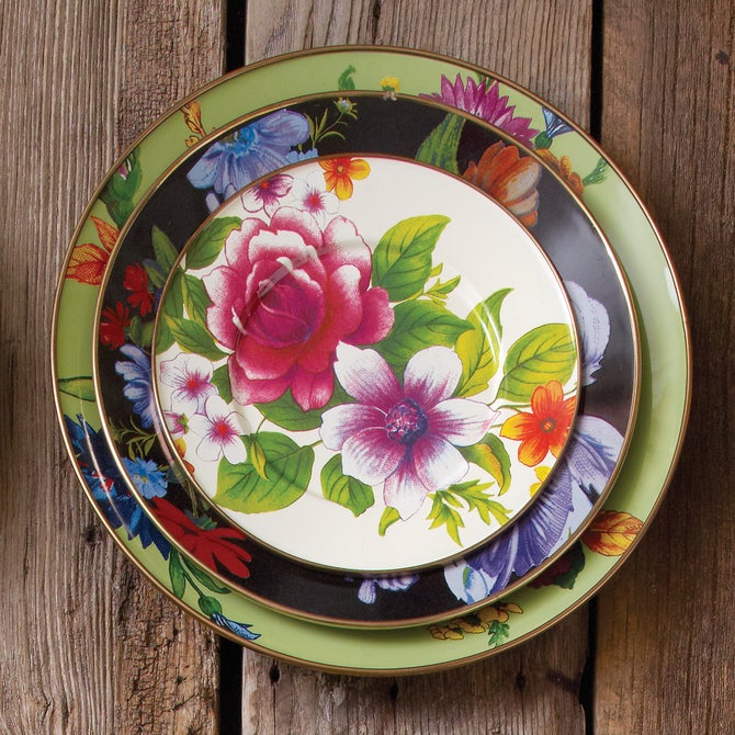 Green Flower Market Charger/Plate image number 2