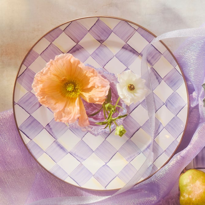 Violet Check Charger/Plate image number 5