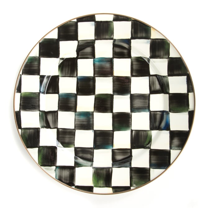 Courtly Check Charger/Plate image number 0