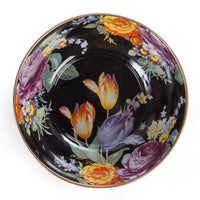 Flower Market Everyday Bowl - Black