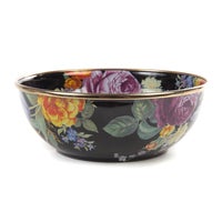 Flower Market Everyday Bowl - Black