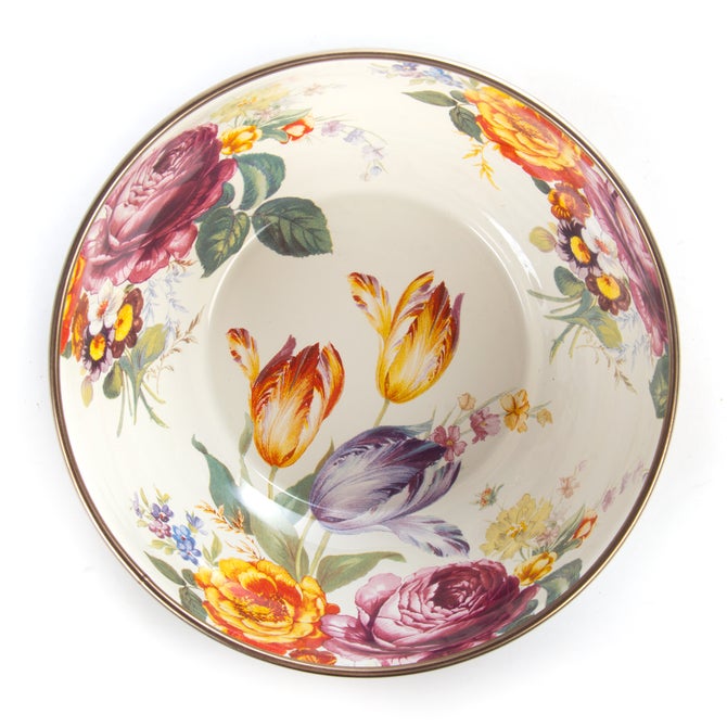 White Flower Market Everyday Bowl image number 2