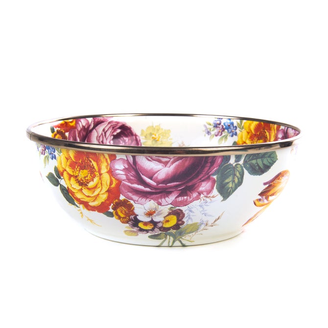 White Flower Market Everyday Bowl image number 0