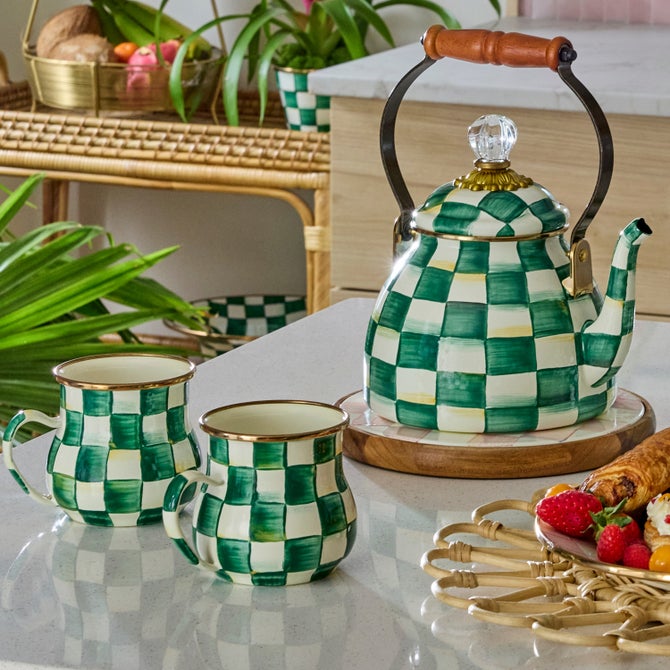 Emerald Check Mug image number 1