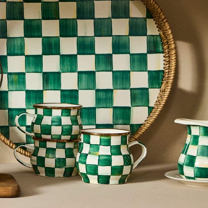 Emerald Check Mug image number 2