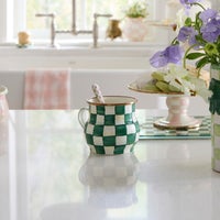 Emerald Check Mug