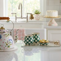 Emerald Check Mug