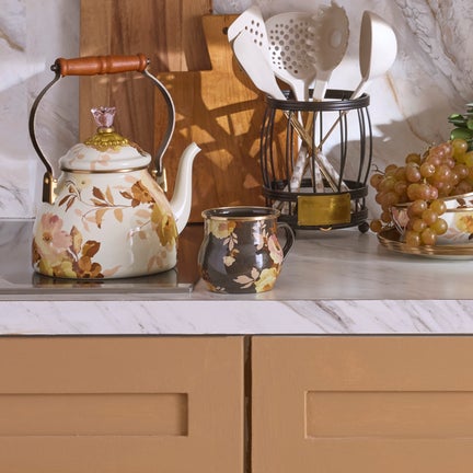 Wild Rose Brown Mug