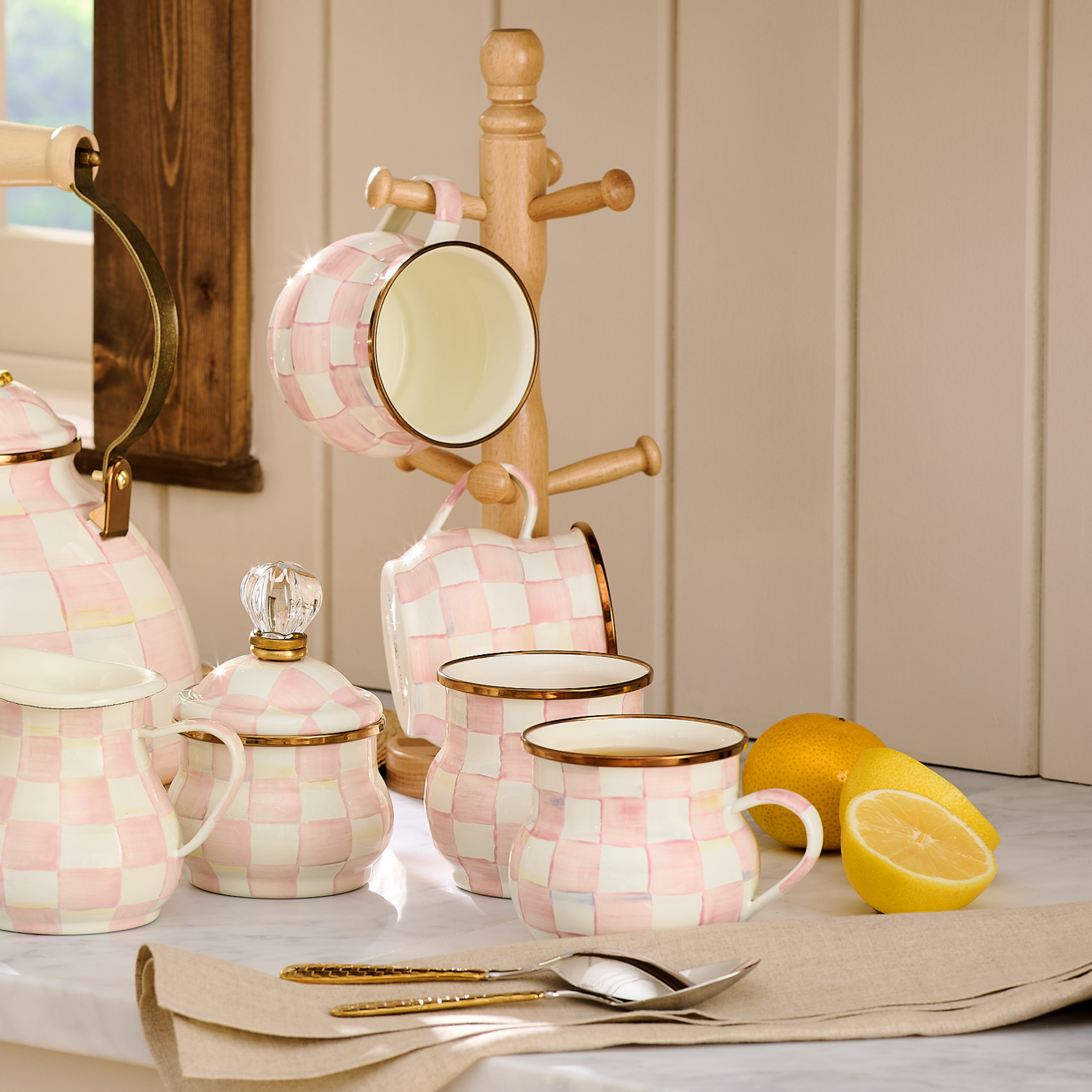 MacKenzie-Childs | Rosy Check Mug