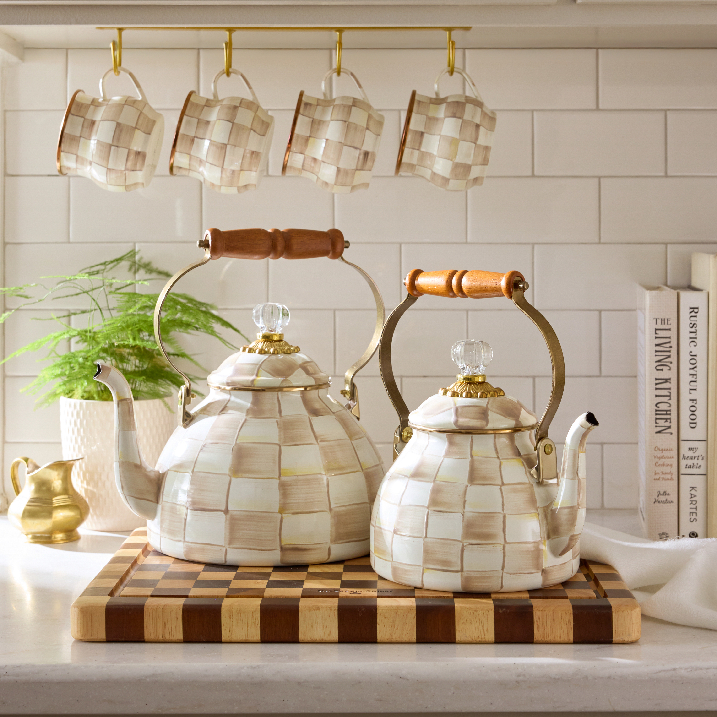 MacKenzie-Childs | Mocha Check Mug