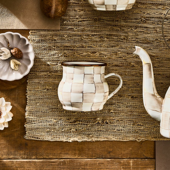 Mocha Check Mug image number 6