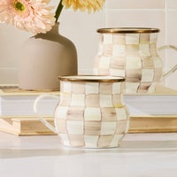 Mocha Check Mug