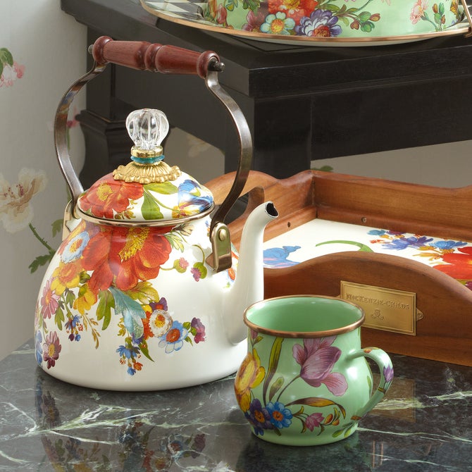 Green Flower Market Mug image number 2