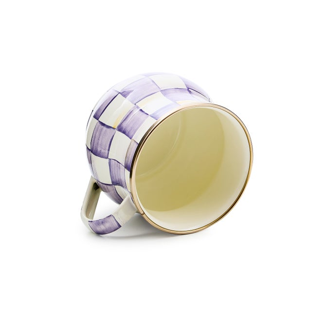 Violet Check Mug image number 2