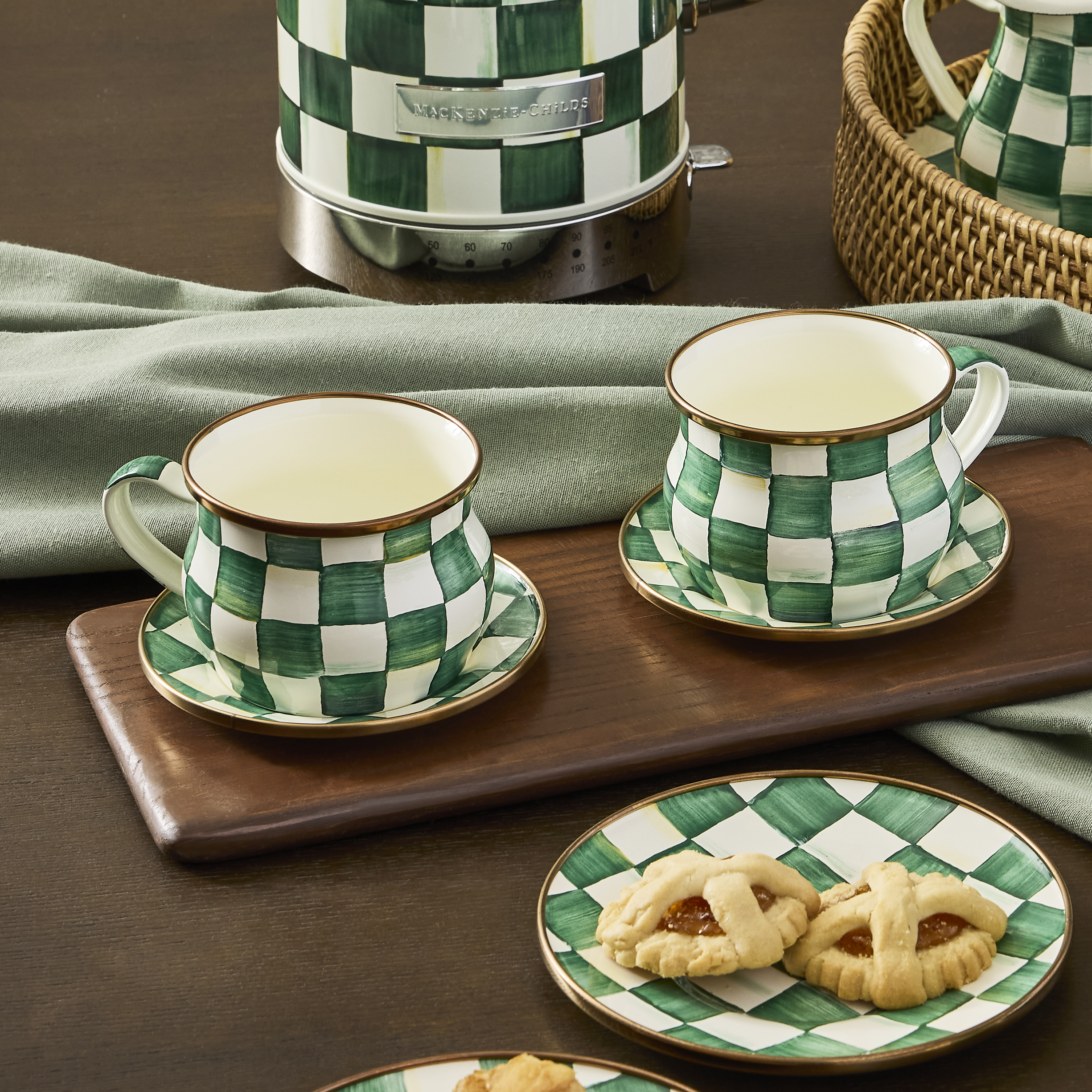 MacKenzie-Childs Check Teacup