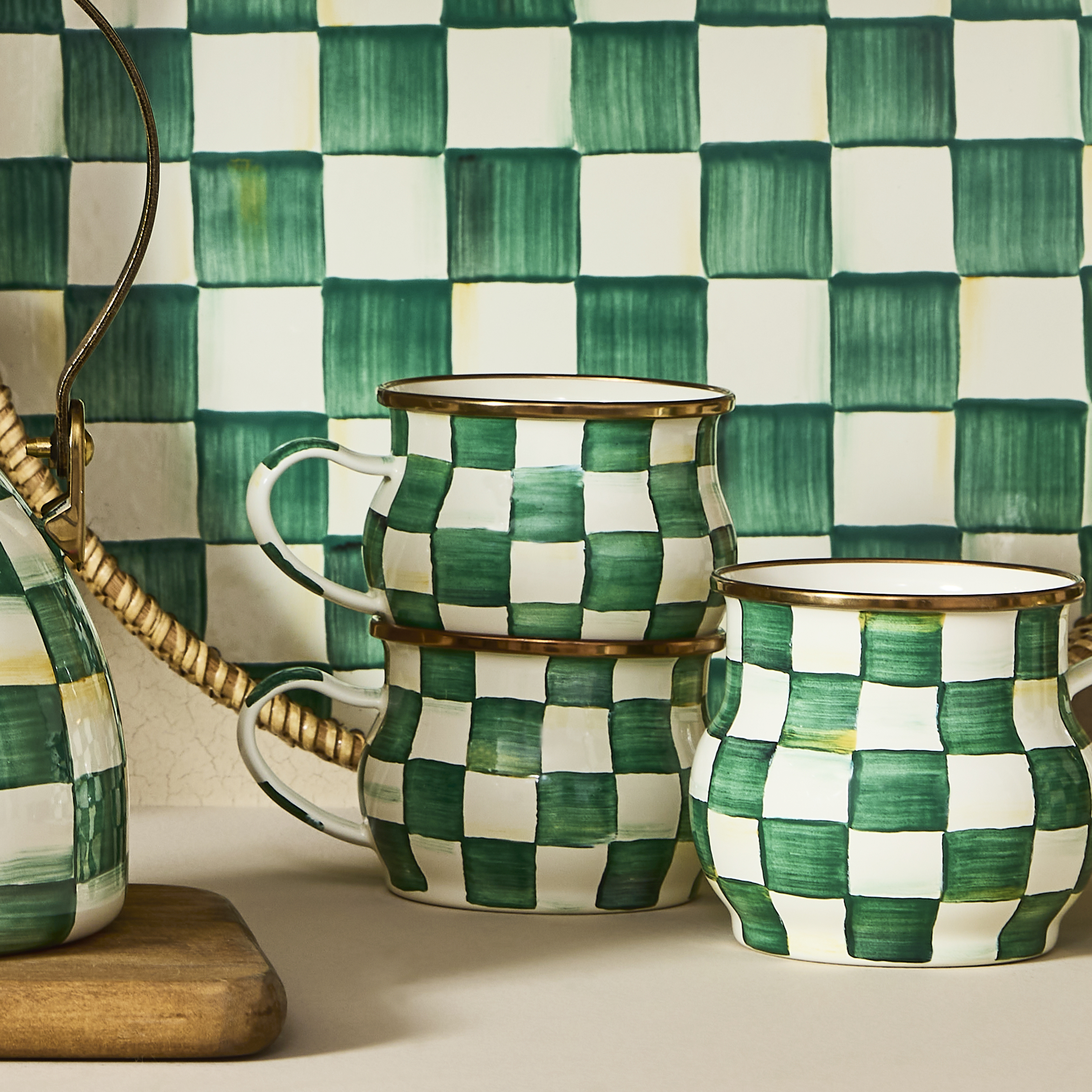 MacKenzie-Childs Check Teacup - Thumbnail 5