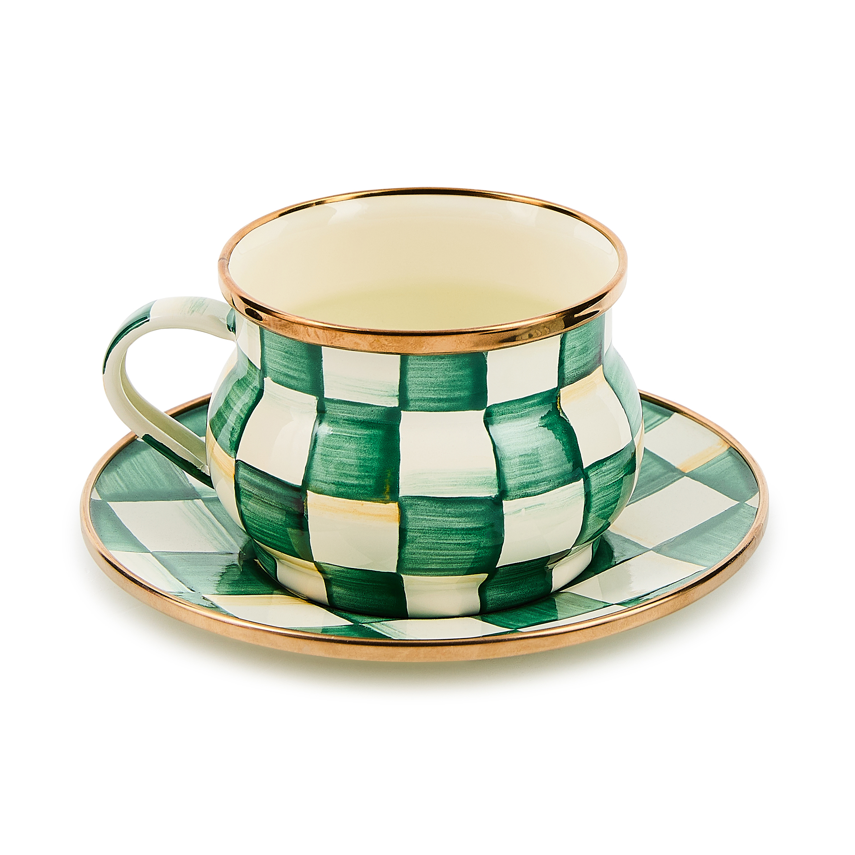 MacKenzie-Childs Check Teacup - Thumbnail 2
