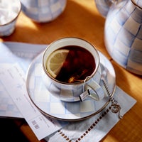 Sky Check Teacup