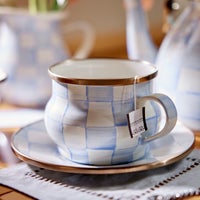 Sky Check Teacup