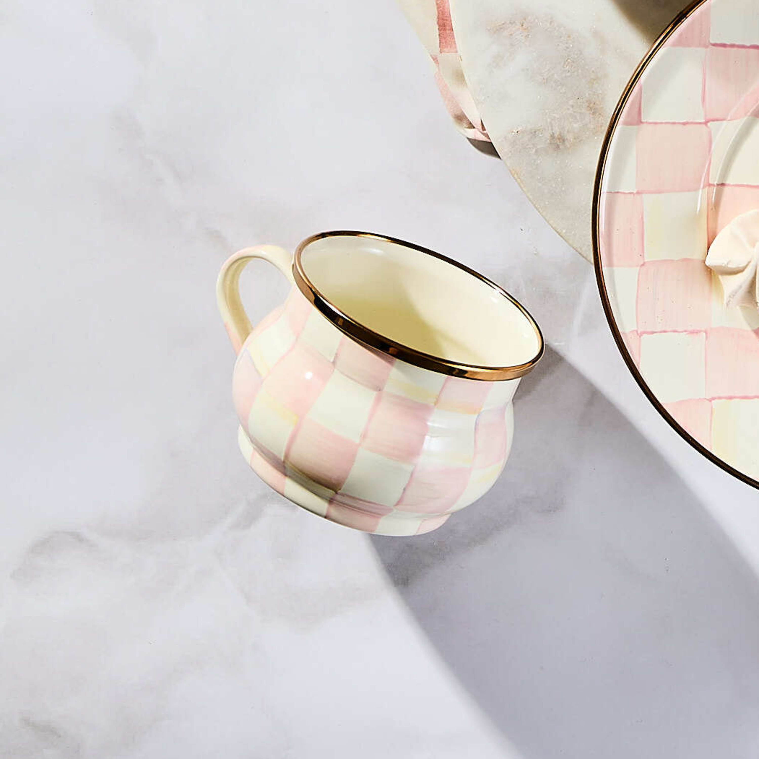 MacKenzie-Childs | Rosy Check Teacup