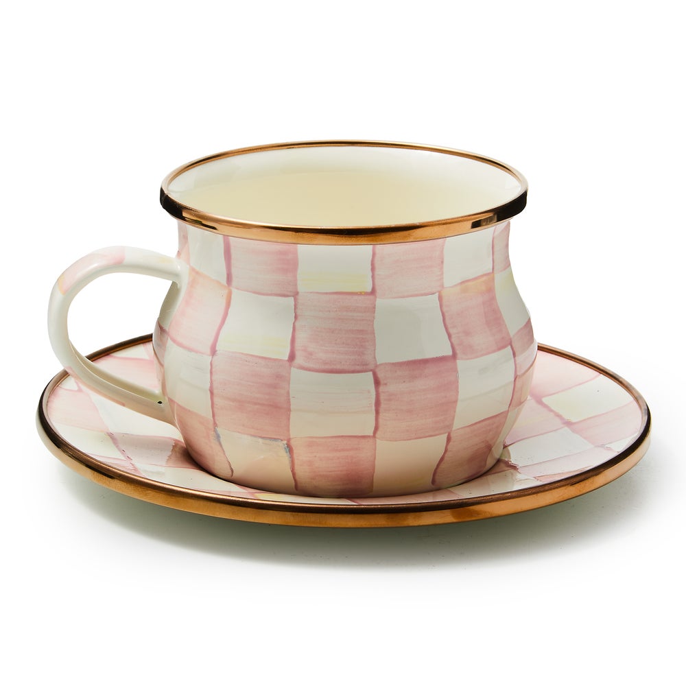 MacKenzie-Childs | Rosy Check Teacup