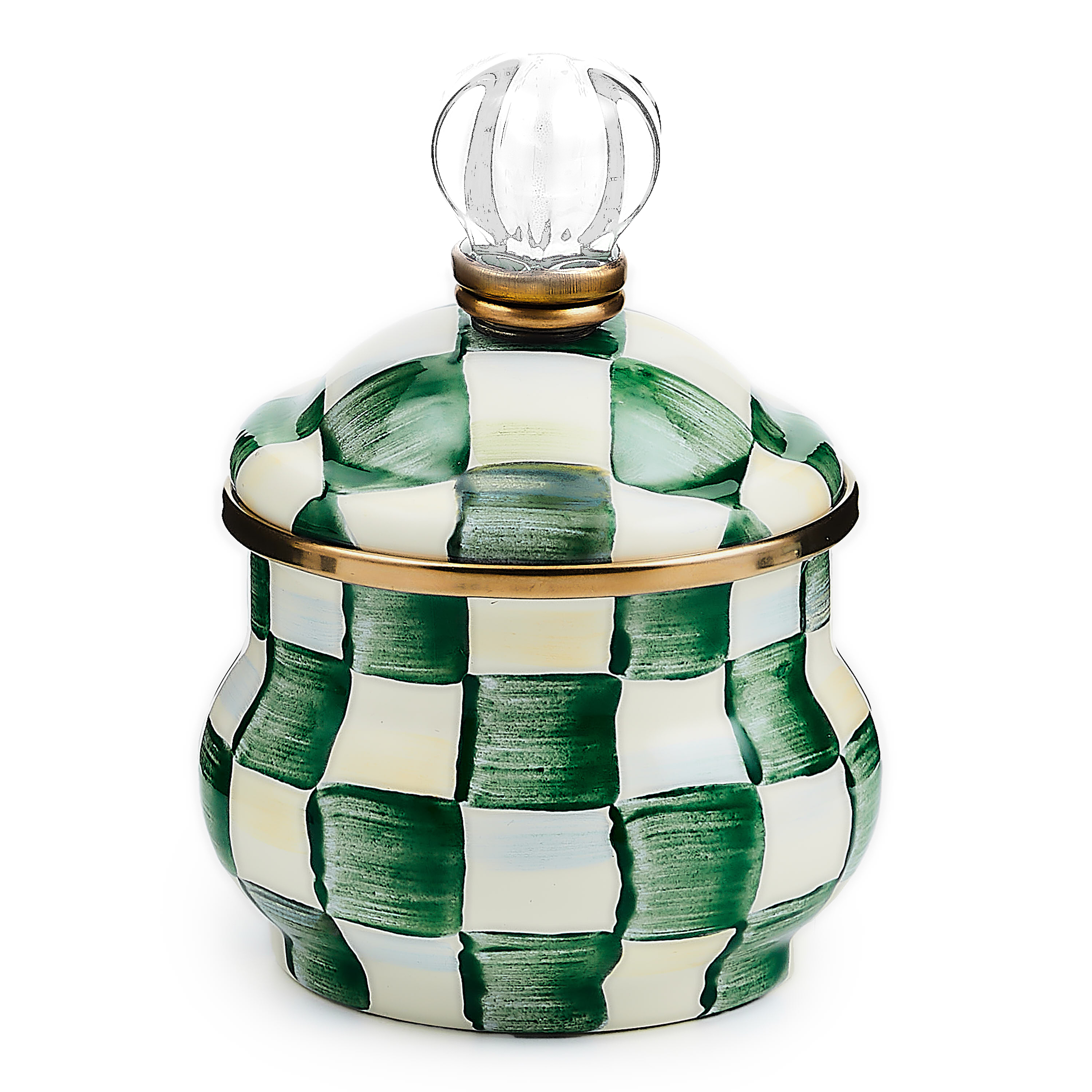 MacKenzie-Childs Check Sugar Bowl - Thumbnail 3