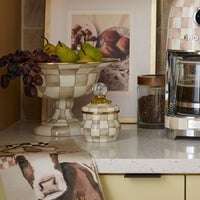 Mocha Check Lidded Sugar Bowl