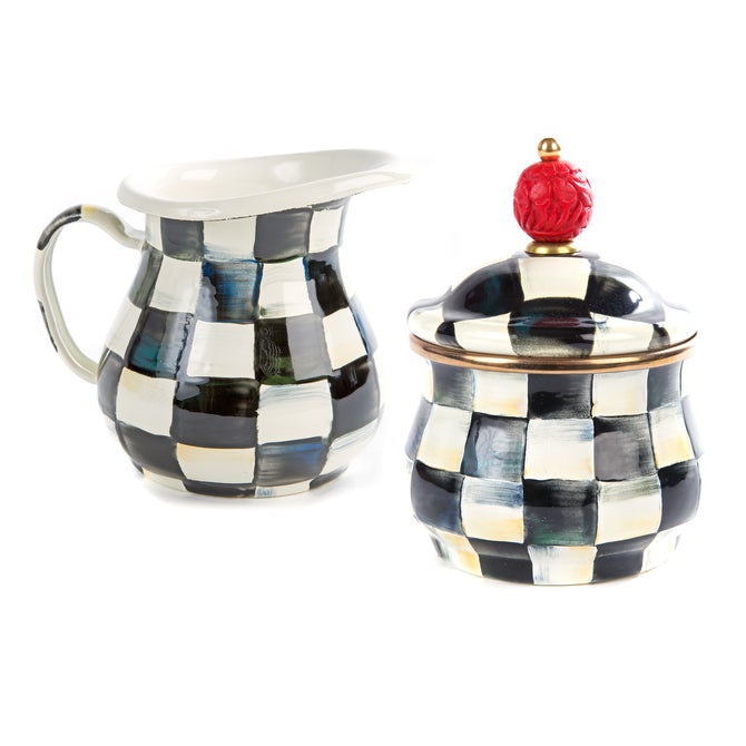 Courtly Check Creamer & Sugar Bowl Set image number 0