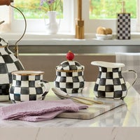 Courtly Check Lidded Sugar Bowl