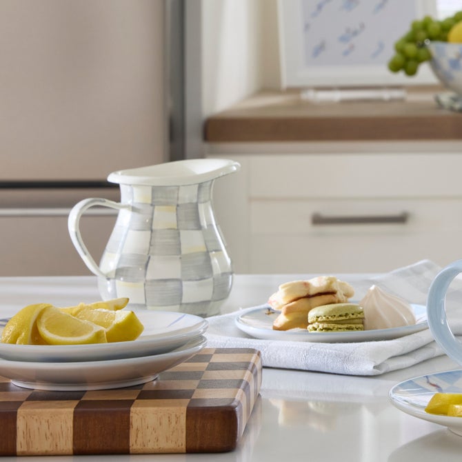 Sterling Check Creamer image number 3