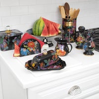 Flower Market Creamer - Black