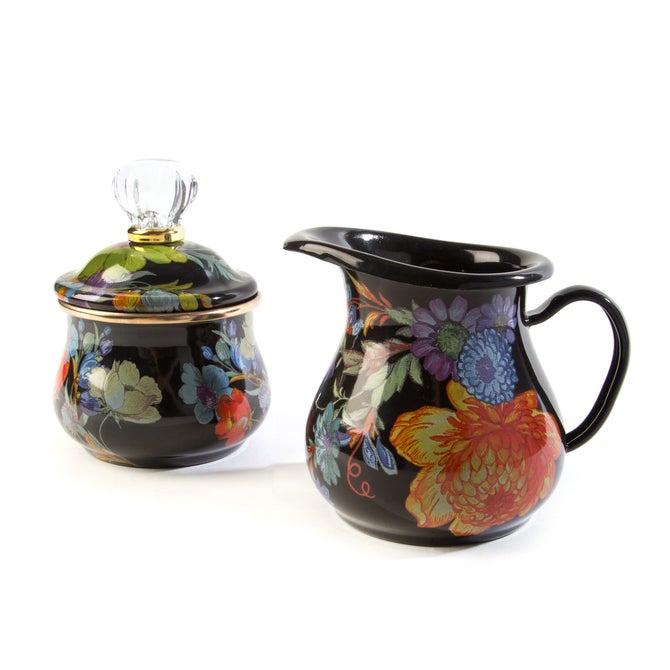 Flower Market Creamer - Black image number 2