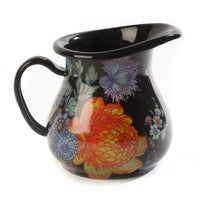 Flower Market Creamer - Black