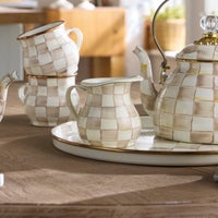 Mocha Check Creamer