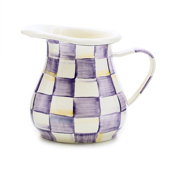 Violet Check Creamer image number 0