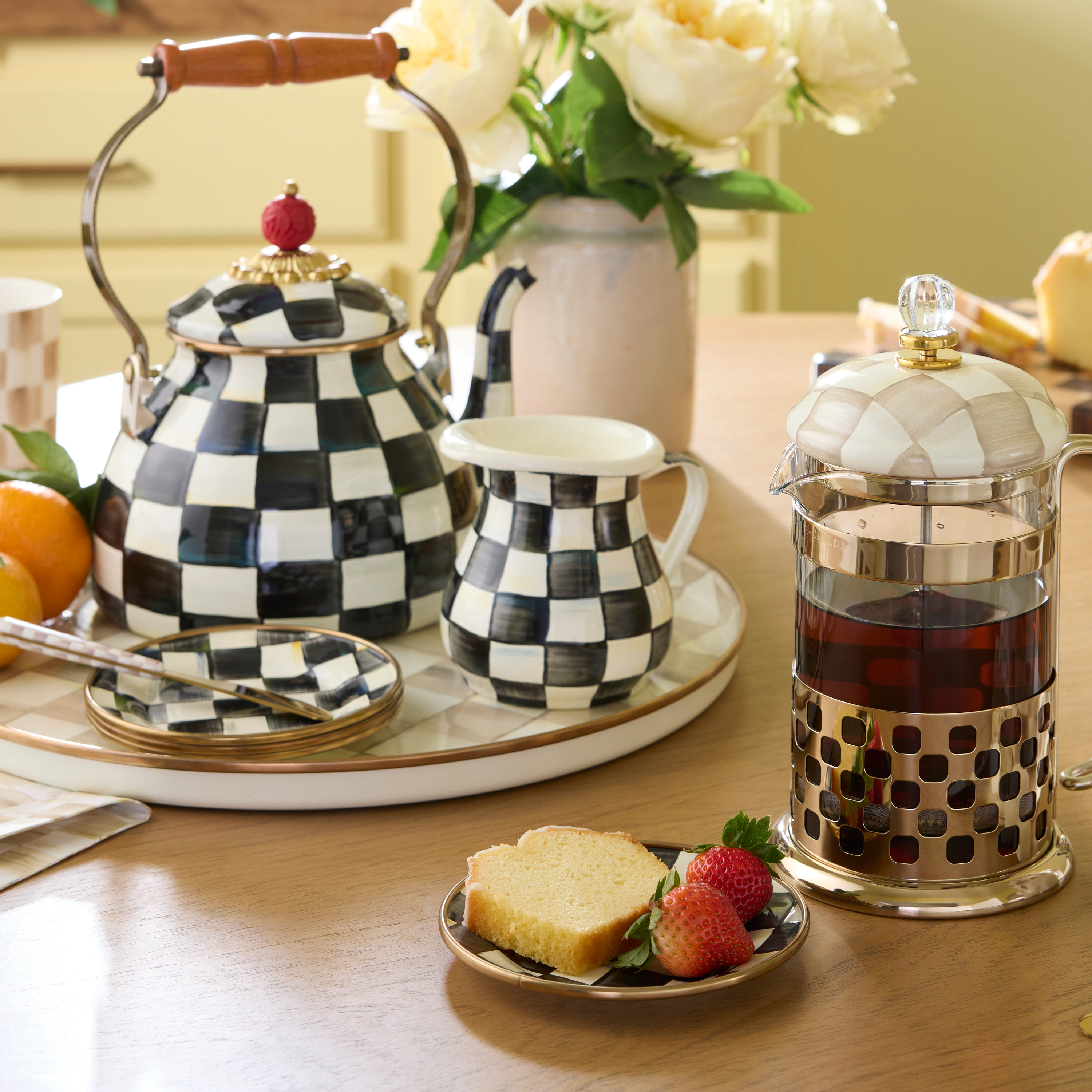 MacKenzie-Childs | Courtly Check Creamer