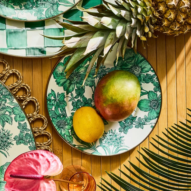 Emerald English Garden Salad Plate image number 4