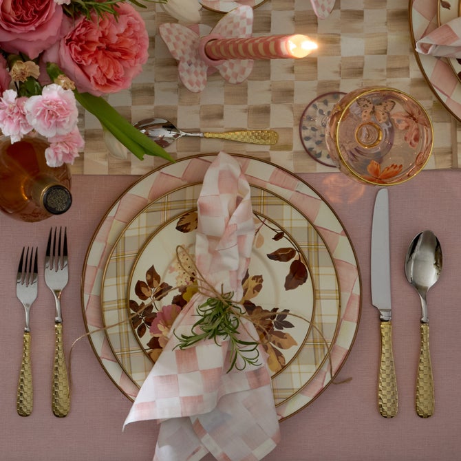 Wild Rose White Salad Plate image number 5