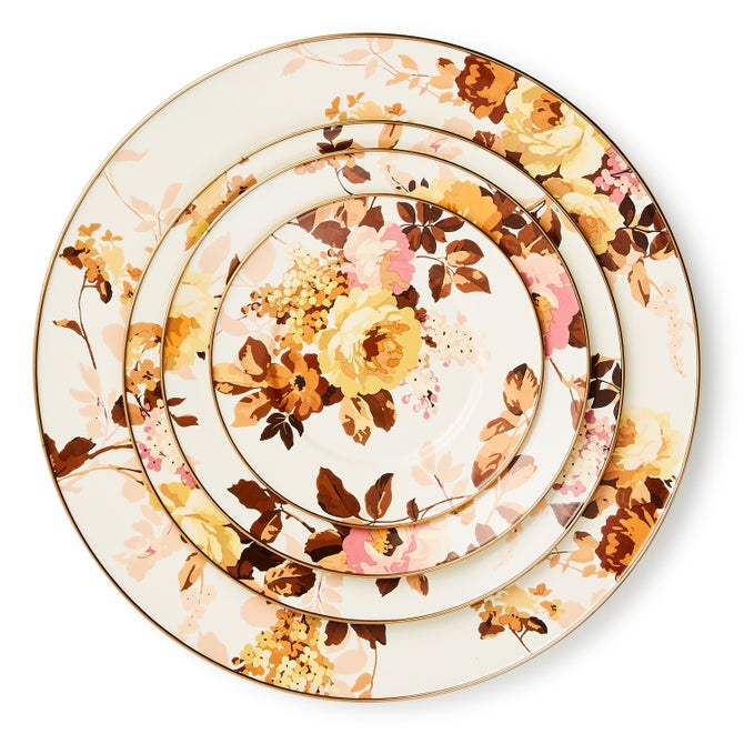 Wild Rose White Salad Plate image number 3