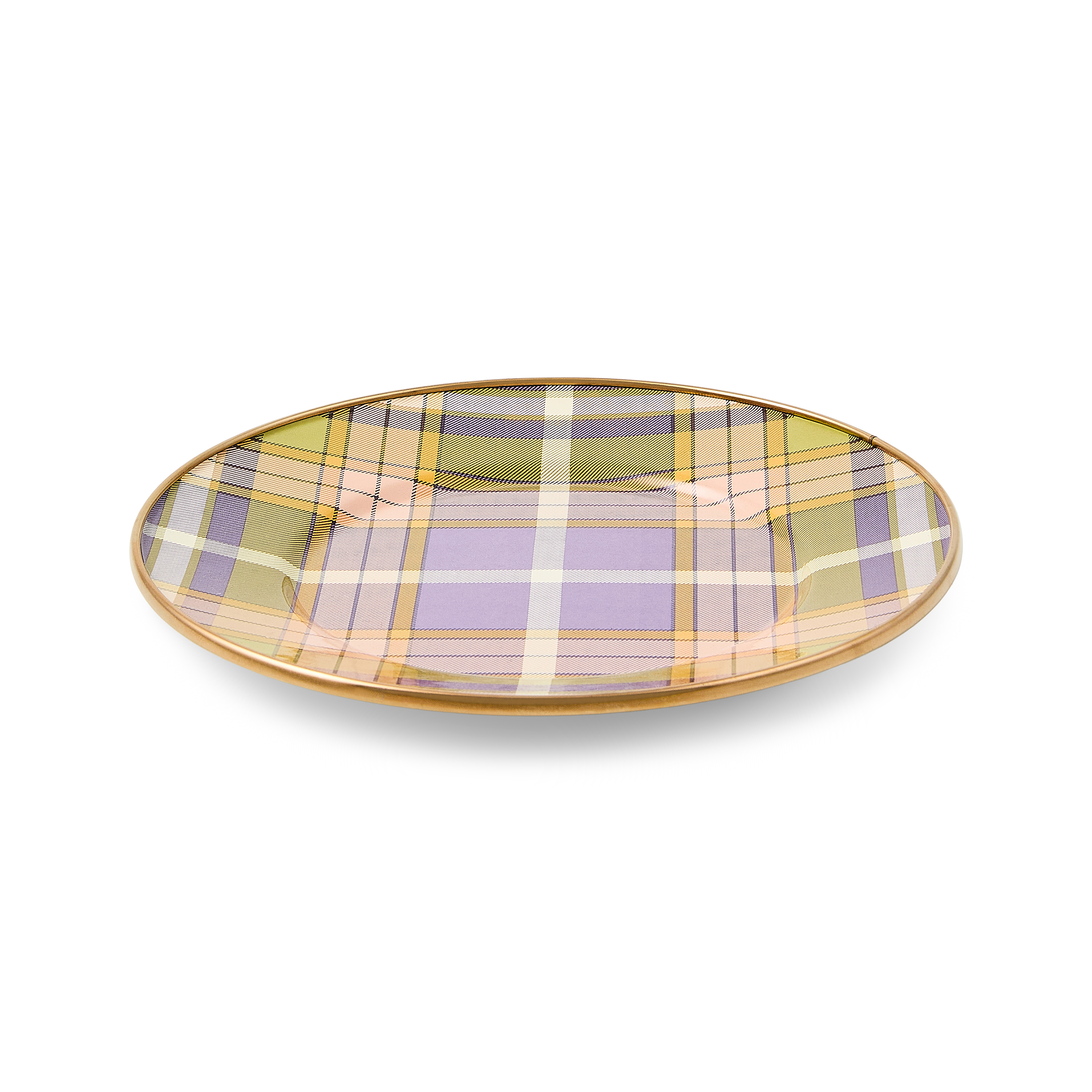 Tartan Violet Dinnerware