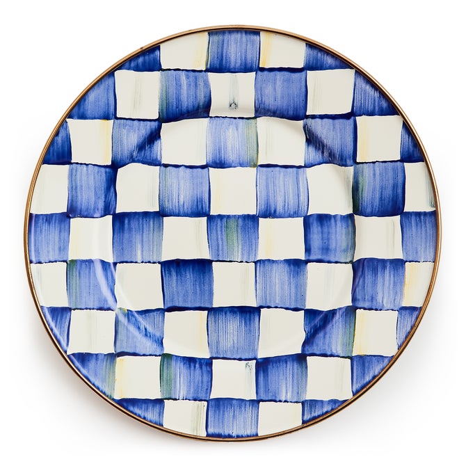 Royal Check Salad/Dessert Plate image number 0