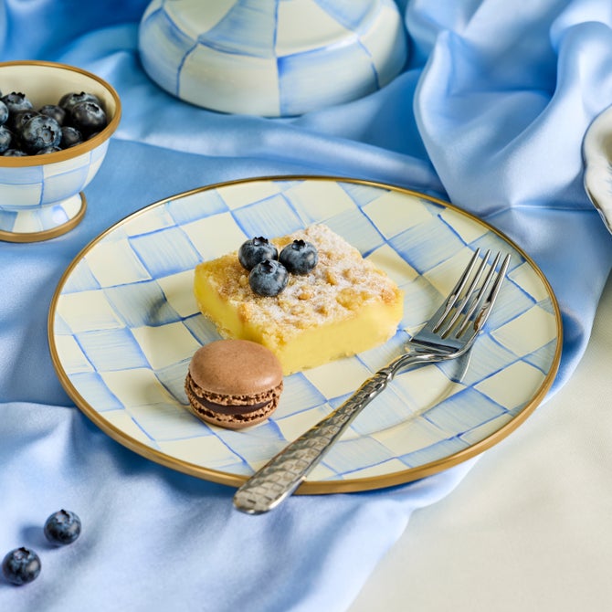 Sky Check Salad/Dessert Plate image number 7